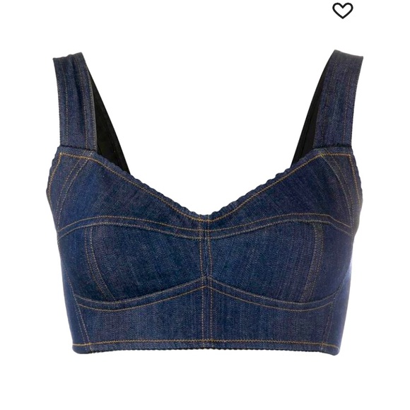 NWT Dolce&Gabbana denim corset size it50/14 - Picture 1 of 12